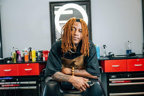 istock Portrait of cool barber 2234530109