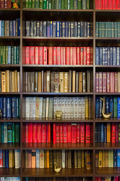 istock Bookshelf with Classic Ukrainian Literature – Library Interior 2234542409