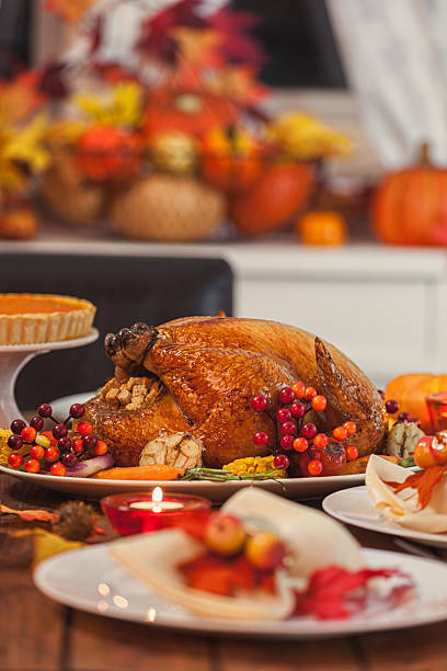 istock Stuffed turkey with side dishes for holidays 2234546176