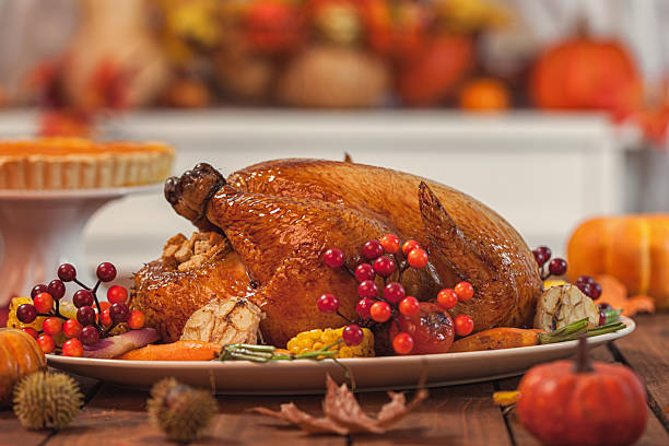 istock Stuffed turkey with side dishes for holidays 2234546198