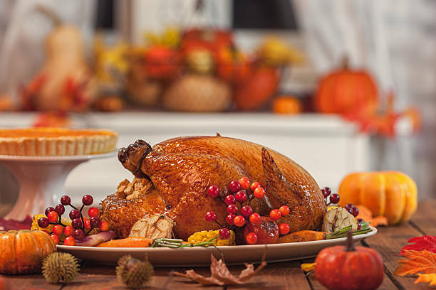 istock Stuffed turkey with side dishes for holidays 2234546200
