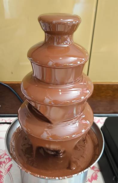 istock Chocolate fountain at a party or celebration 2234558808