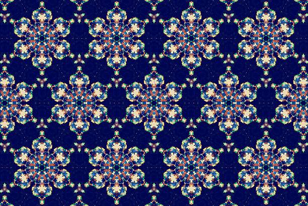 Pop Art Half Tone style mandala background from my creative digital work with a watercolour painting aesthetic for a modern twist.