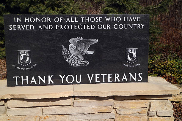 Vietnam Veterans Memorial located at Crown Point, IN, USA on March 11, 2016