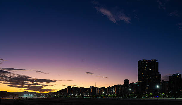 istock Sunset Skyline in Santos, Brazil 2234568867