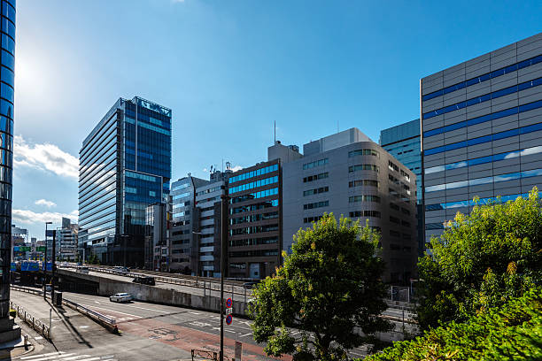 istock The business district and the roads. 2234575186