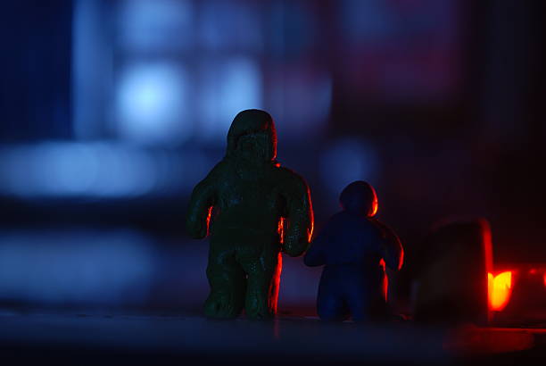 istock Toy town and plasticine people 2234579205