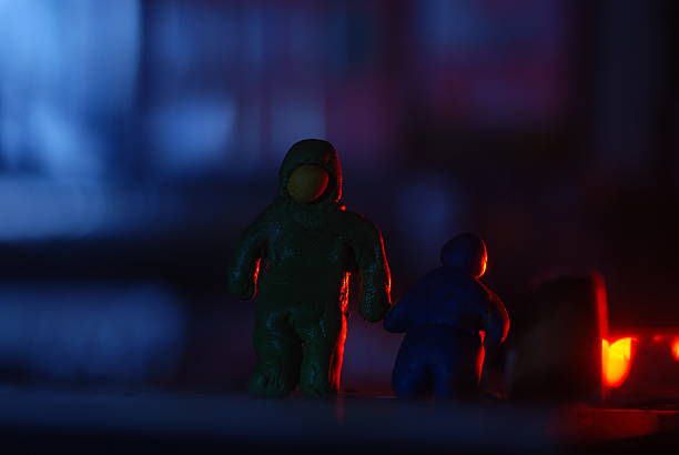 istock Toy town and plasticine people 2234579209