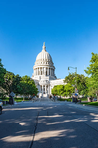 Wisconsin State Capitol in Madison, Wisconsin, USA.