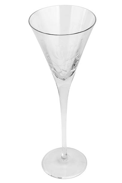istock Minimalist Drinkware Champagne Wine and Water Glasses Isolated 2234588084
