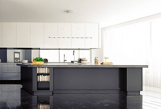 istock Contemporary Kitchen Island Design 2234595051