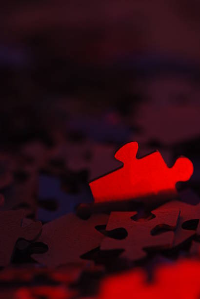 istock close up of red puzzle pieces 2234603450
