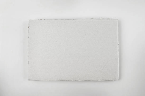 istock a piece of white cardboard on a white background. 2234604316