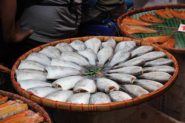 Khlong Toei Market Fish Stall