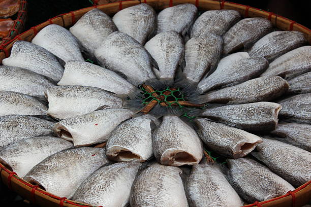 Khlong Toei Market Fish Stall