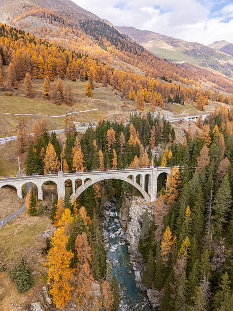 istock Swiss Viaduct in Autumn 2234608495