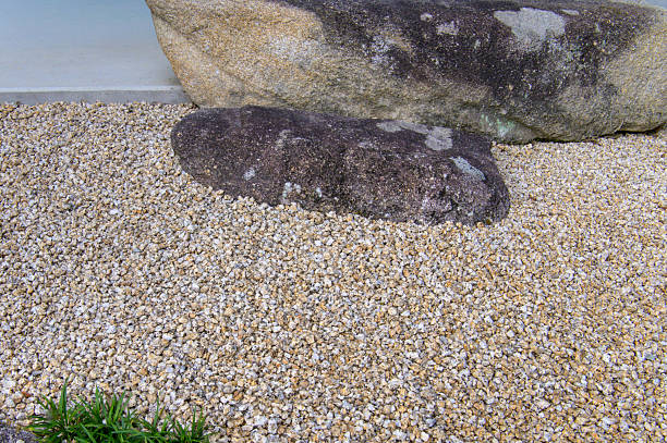 istock Shoe-removing stone surrounded by gravel 2234609520