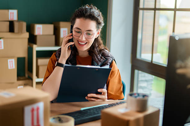 istock Woman working in a warehouse 2234614478