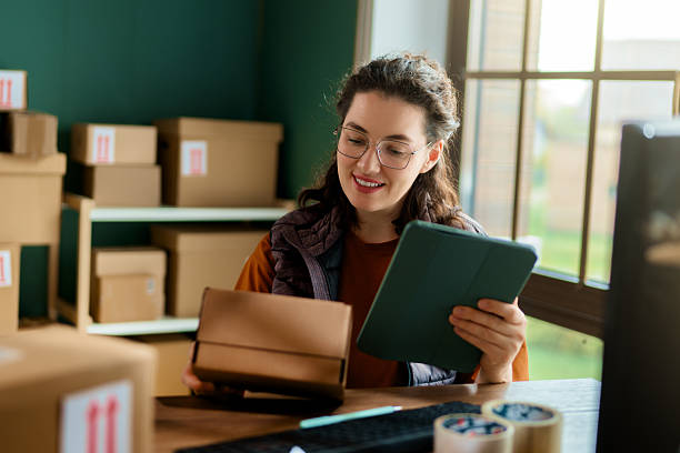 istock Woman working in a warehouse 2234614510