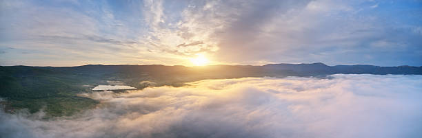 istock Clouds in mountain and blue sky at morning. 2234615483