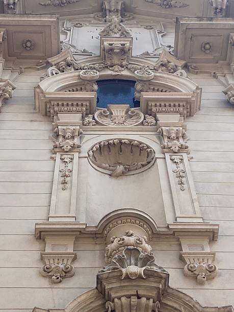 istock Decorative Niche with Shells Relief Pillars Floral Scrolling 2234619494