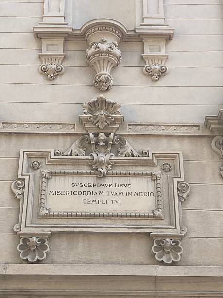 istock Decorative Plaque on Side of Church 2234619508