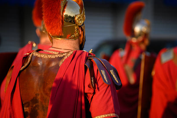 istock A Historical Reenactor with an Ancient Style Weapon. Concept The dedication to historical detail. 2234629784