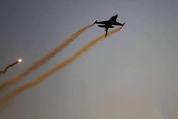 istock F-16 Fighting Falcon performs a solo flight maneuver 2234630317