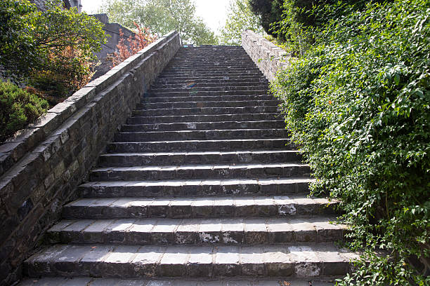 Stone stairs on the city wall