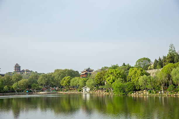 istock Lake and plants in city park 2234633796