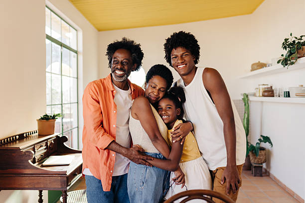 istock Happiness and love: A joyful family moment at home 2234642252