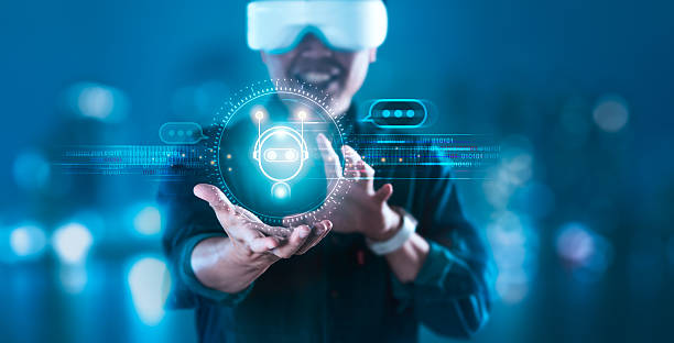 istock Ready to Dive into the Metaverse: Man with VR Headset 2234649189