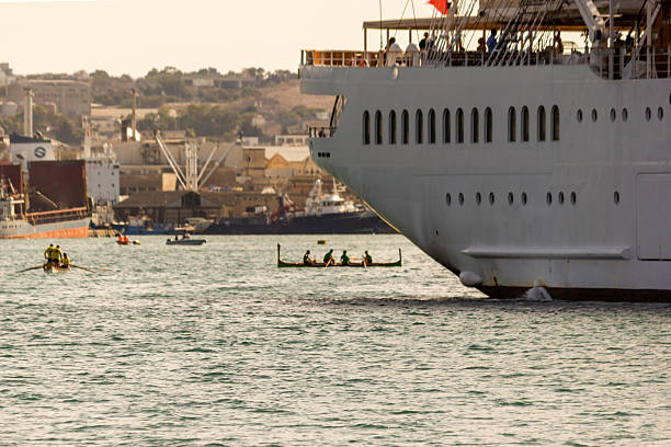 Valletta, Malta - September 8th, 2025 The Maltese National Regatta of the Victory Day at Malta`s Grand Harbour