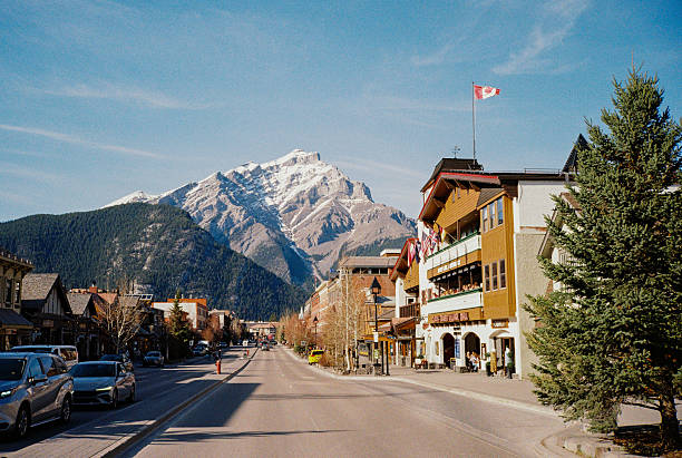 istock Banff town surrounded by Rockie Mountains in Canada 2234654297
