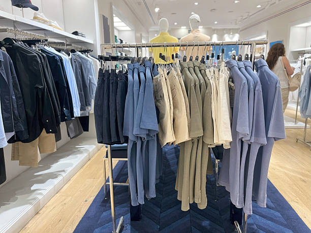 istock A section in a clothing store displaying modern and everyday clothing. 2234654979