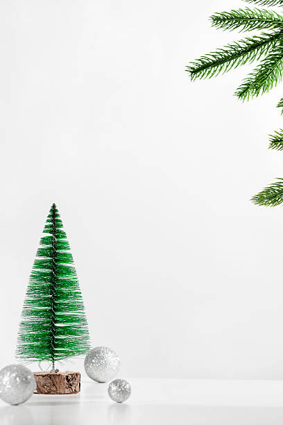 istock Christmas composition with decorations on white background. Christmas, winter, new year concept. 2234655311