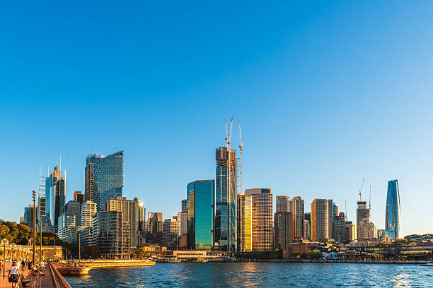 istock Beautiful Sydney City skyline at sunset 2234655353