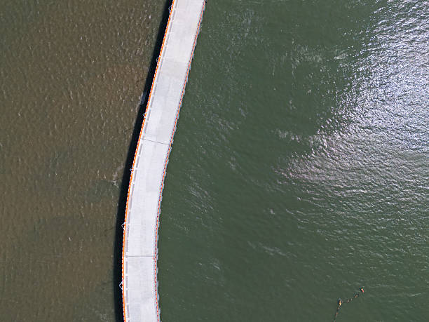 istock Aerial View of a Floating Walkway Over Water 2234656786
