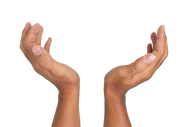 istock male hands holding, reaching, or grabbing something isolated on white background. 2234657065