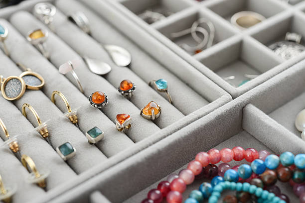 istock Grey velvet Jewelry  Organizer 2234657970