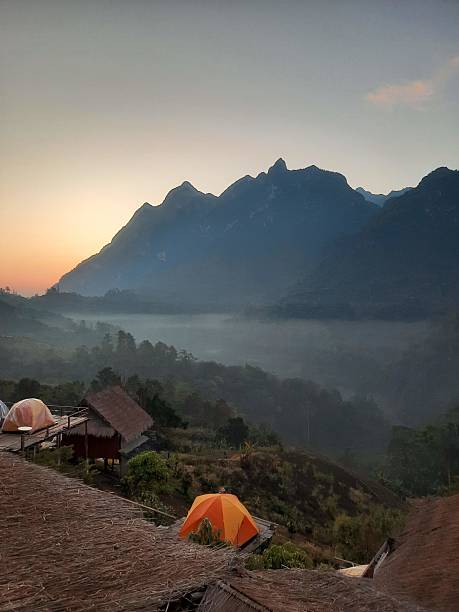 istock Camping spots on high mountains in Chiang Mai 2234663032