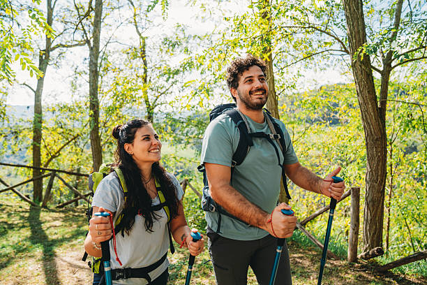 istock A couple is walking on a footpath in the forest 2234667736