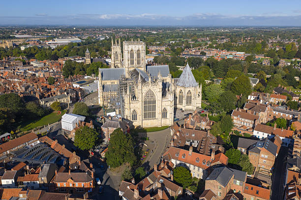 istock York's Metropolitical Church Aerial Image. 2234682509