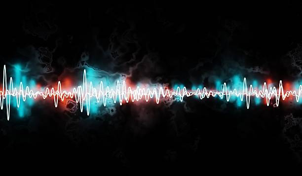 istock Sound waves, radio waves, graphics, EQ, 3D illustrations 2234686046