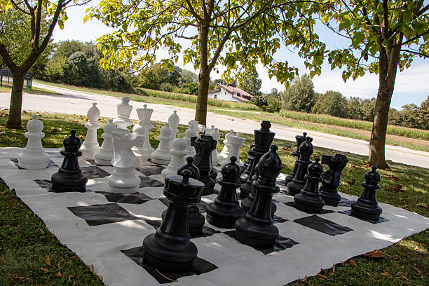 istock Outdoor giant chess set 2234686166