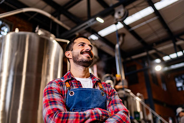 istock Mid adult man contemplating at brewery 2234690882