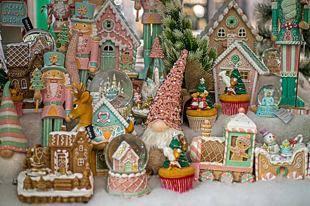 istock Nutcracker figures on a background of confit and Christmas paper garlands 2234697213
