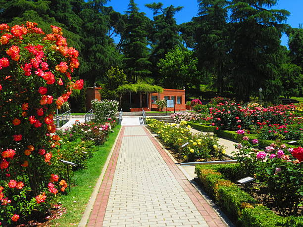 La Rosaleda Park in Madrid.