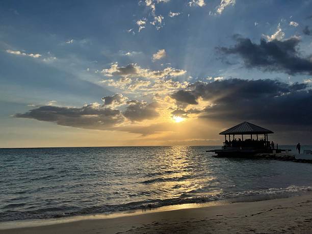 istock Sunset Pavilion by the Sea 2234706382