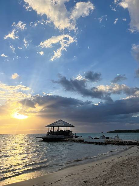 istock Sunset Pavilion by the Sea 2234706584